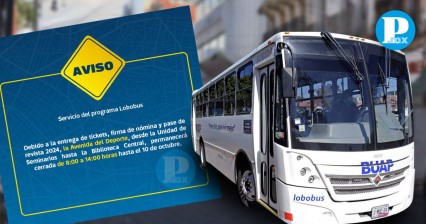 Mucho ojo comunidad estudiantil; habrá cierres viales del Lobobus 