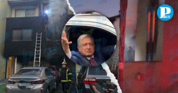 Un devastador incendio ocurrido este 2 de diciembre de 2024 en el fraccionamiento donde residió el expresidente Andrés Manuel López Obrador 