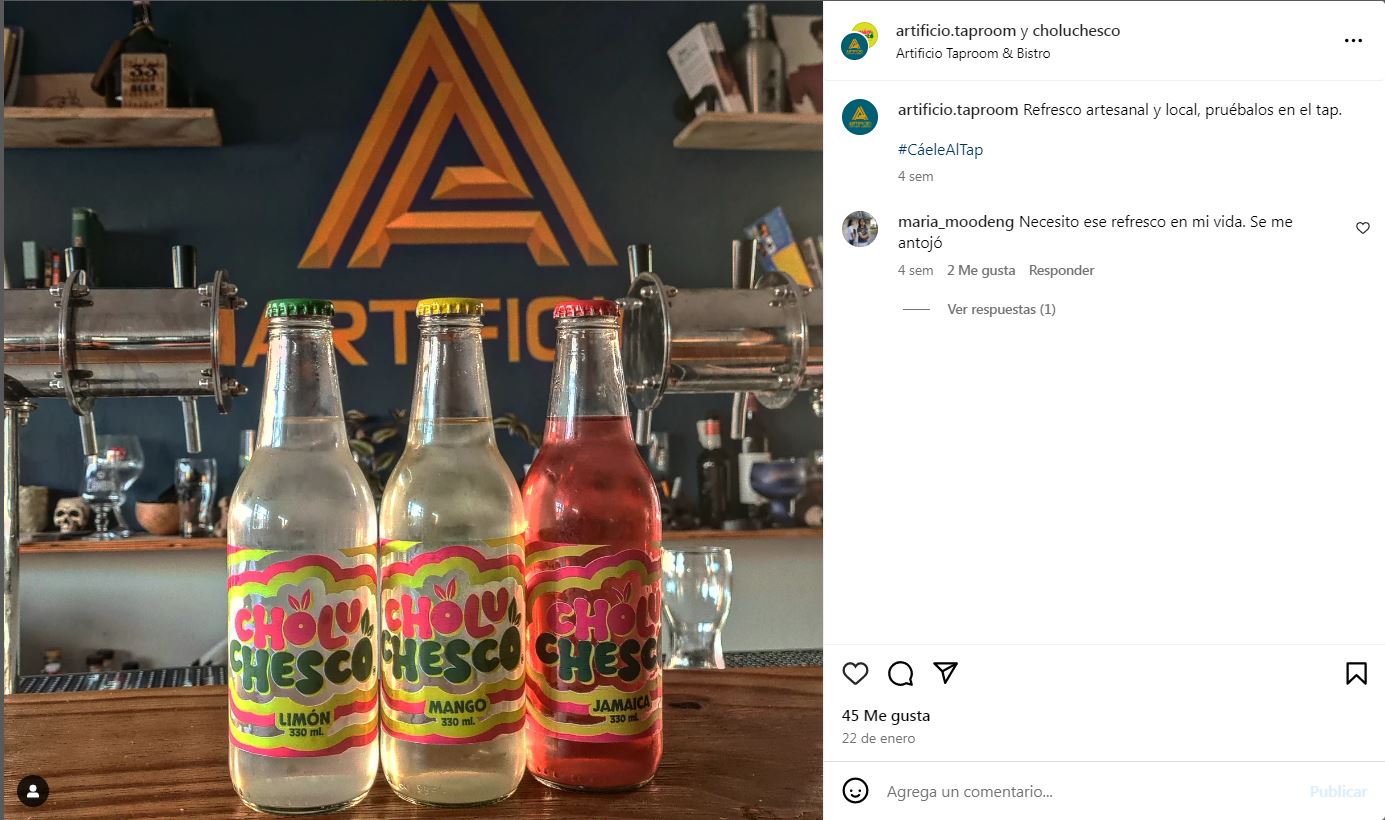 Crean “Cholu Chesco”, el primer y nuevo refresco de Cholula