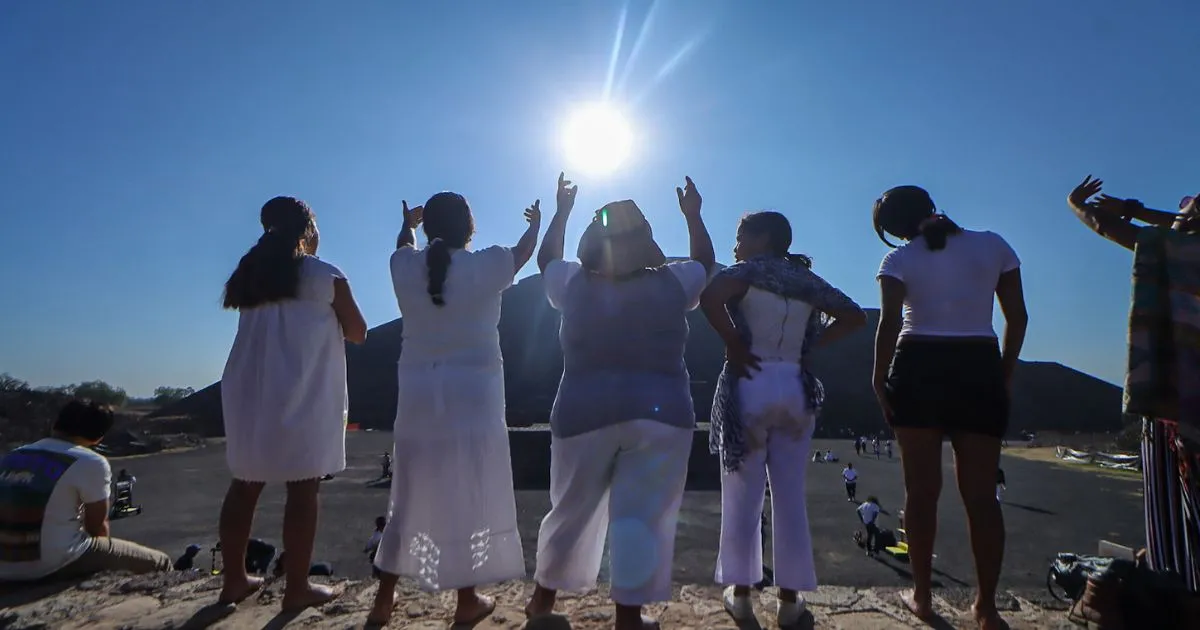 Equinoccio de primavera en Teotihuacán 2024/ EsImagen