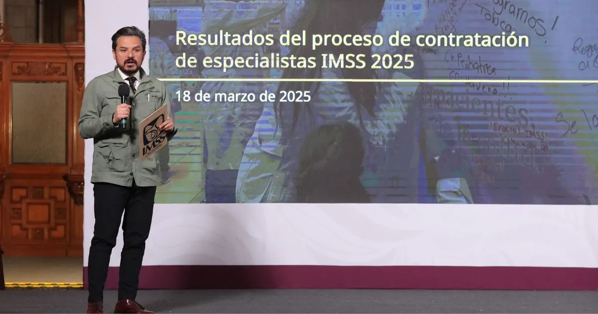 Contrata IMSS a 9 mil 423 mil médicas y médicos especialistas 