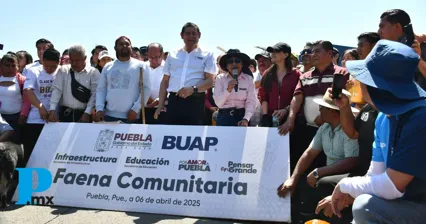 Universitarios BUAP se suman a jornada de limpieza en CU2