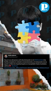 Madre denuncia discriminación a su hijo con autismo en Los Almuerzos 