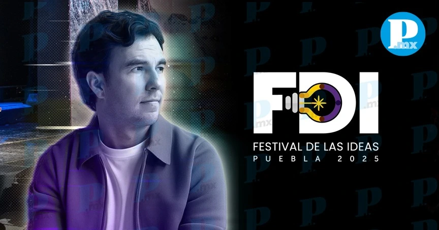 “Checo” Pérez llega al Festival de las Ideas en Puebla