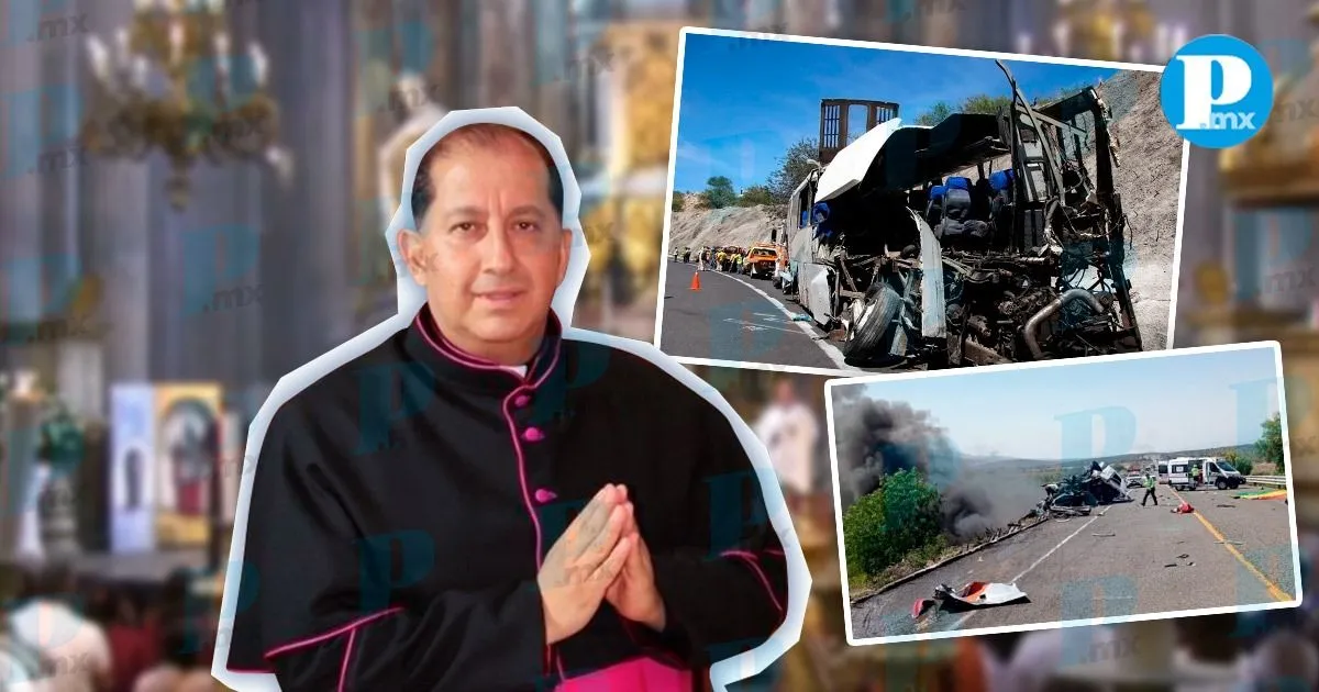 Monseñor Martínez pide oración por víctimas del accidente y violencia en Puebla