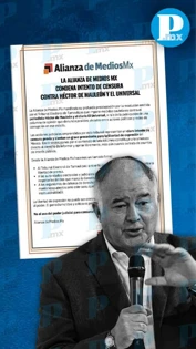 Alianza de Medios Mx condena censura a Héctor de Mauleón y El Universal