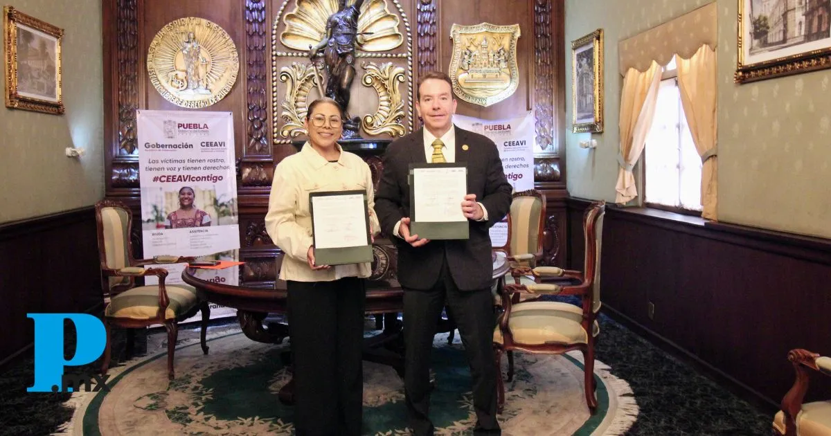 Escuela Libre de Derecho de Puebla firma convenio con CEEAVI para fortalecer atención a víctimas