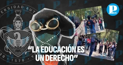 ¡La educación es un derecho! Jóvenes exigen ampliar matrícula en la BUAP
