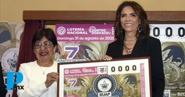 Presentan billete conmemorativo de Lotería Nacional por bicentenario de la BUAP
