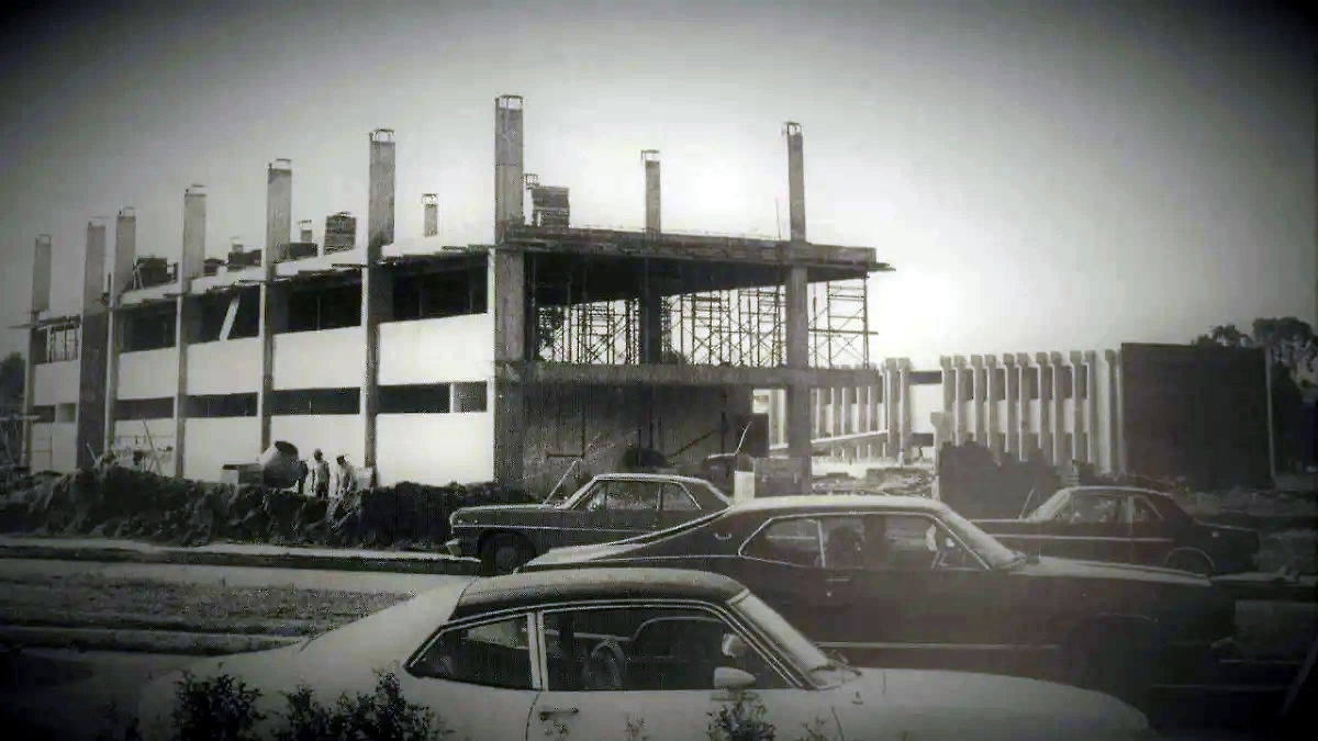 Ciudad Universitaria en construcción