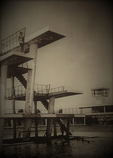 Albercas de la zona deportiva de CU