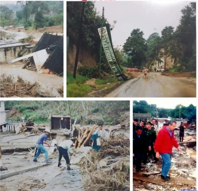Impágenes de los deslaves en Teziutlán en 1999 / Diario Enfoque