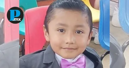 Familiares , vecinos y autoridades buscan a Liam Tadeo González 