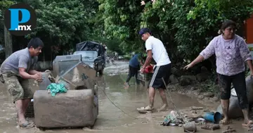 Sheinbaum reporta más de 100 mil viviendas afectadas por lluvias en 5 estados del país