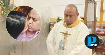 El sacerdote comparte fotos personales en las que presuntamente no respeta el celibato 