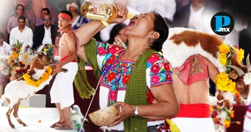 Rostros de la tradicional matanza de Tehuacán