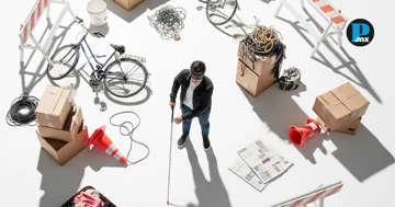 Asociación denuncia ciudad hostil para personas invidentes