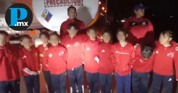 La selección femenil sub-9 de Durango quedó varada en su camino hacia Puebla