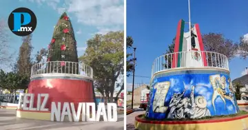 La decoración decembrina de Chapulco generó críticas y debate entre los vecinos