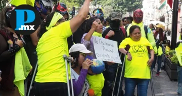  Movimiento de Personas con Discapacidad Puebla realizó una marcha pacífica 