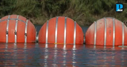 Muro flotante: EEUU instala boyas en el R&iacute;o Bravo contra migrantes Texas