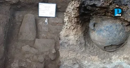 Hallan olla prehisp&aacute;nica en Xiutetelco, Puebla