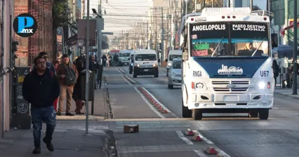 El transporte p&uacute;blico opera con intermitencias este 3 de febrero en Puebla