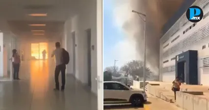 En videos difundidos en redes sociales se observa c&oacute;mo el alumnado sale corriendo de las instalaciones