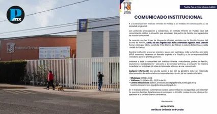 Instituto Oriente se pronuncia tras confirmar que personas desaparecidas pertenecen a su comunidad