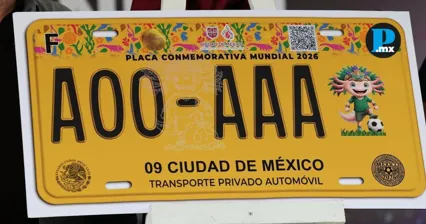 Gobierno de CDMX abre tr&aacute;mite opcional para placas conmemorativas del Mundial 2026, incluso para autos for&aacute;neos