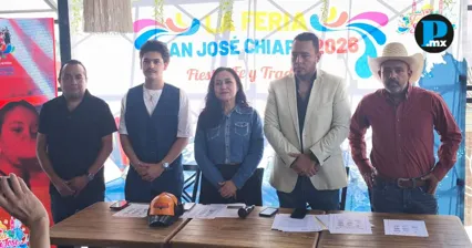 Presentan cartelera de la Feria San Jos&eacute; Chiapa 2026; estar&aacute; Trono de M&eacute;xico