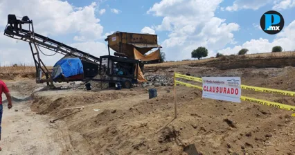 Profepa clausura extracci&oacute;n ilegal de material p&eacute;treo en el Nevado de Toluca