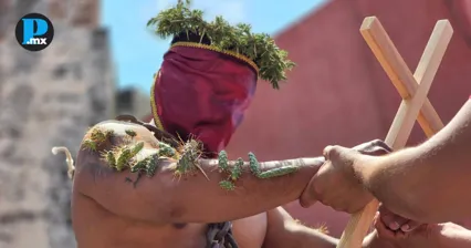 Atlixco revive tradici&oacute;n de engrillados en Viernes Santo 
