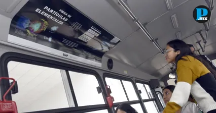 BUAP apuesta por la divulgaci&oacute;n cient&iacute;fica en el transporte universitario