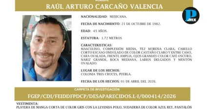 Sali&oacute; a trabajar y no volvi&oacute;: Desaparece ch&oacute;fer de Uber en Puebla