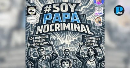 Marcha #SoyPap&aacute;NoCriminal llega al Z&oacute;calo de Puebla
