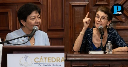 Annie Pardo encabeza c&aacute;tedra en la BUAP; rectora destaca legado de Matilde Montoya