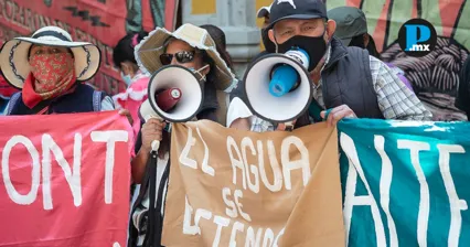 Integrantes de los Pueblos Unidos de la Regi&oacute;n Cholulteca recibieron el Premio Nacional de Derechos Humanos 2026 por la defensa del agua.