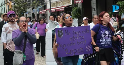 &ldquo;No somos invisibles&rdquo;: pacientes con lupus marchan en Puebla