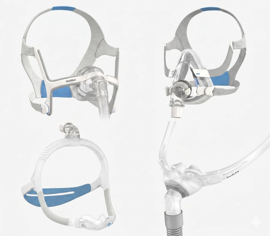 Tipos de mascarilla CPAP