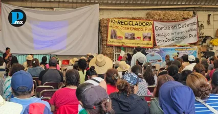 Habitantes de San Jos&eacute; Chiapa insisten en frenar Polo de Econom&iacute;a; exigen consulta