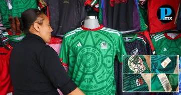 Playeras piratas mundialistas sorprenden por calidad en tianguis, redes y puestos informales