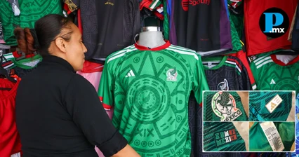 Playeras piratas mundialistas sorprenden por calidad en tianguis, redes y puestos informales