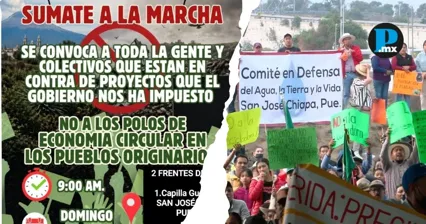 Convocan a caravana en San Jos&eacute; Chiapa y Grajales para exigir que comunidades no sean zona de sacrificio
