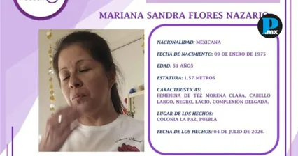 Activan Protocolo Alba por desaparici&oacute;n de Mariana Flores en Puebla