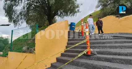  INAH supervisa reparaci&oacute;n de muro en Los Remedios de Cholula