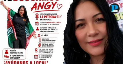 Localizan a Angy, locutora de La Patrona 91.9; ya se encuentra en casa