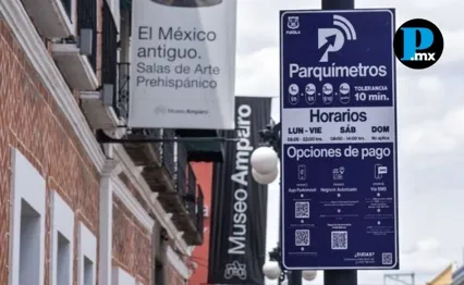 Evita multas al usar los parqu&iacute;metros del Centro de Puebla