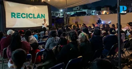 &ldquo;Cine en tu calle&rdquo; inicia en Ocoyucan para promover el reciclaje