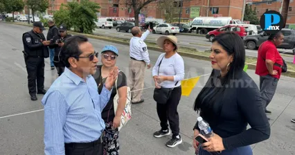 Vecinos de Castillotla bloquean 11 Sur por falta de agua en Puebla